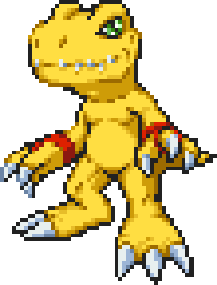 Agumon Normal variety sprite